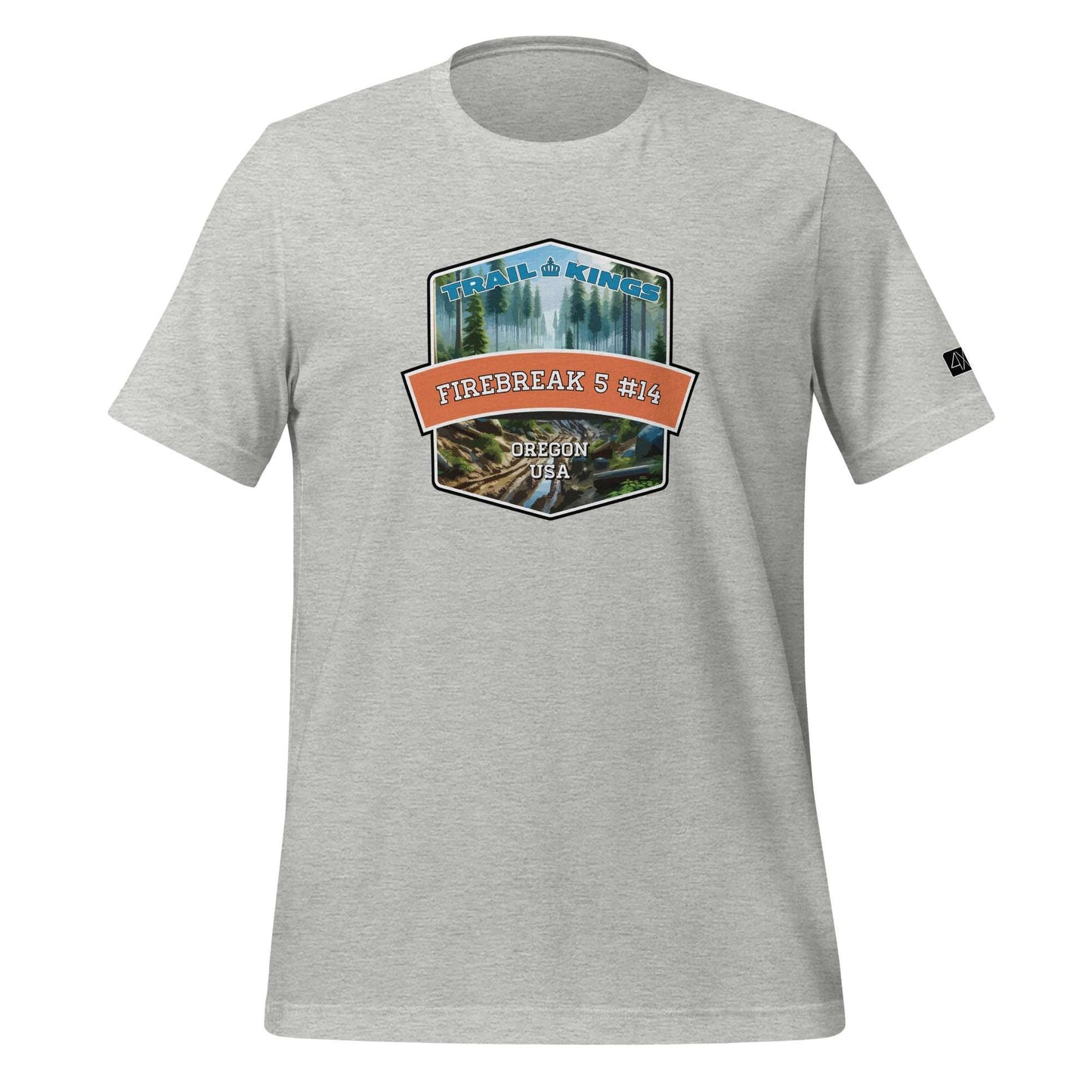 Trail Kings: Firebreak 5 #14 - Unisex t-shirt  in  Athletic Heather / 3XL  -  4XOD