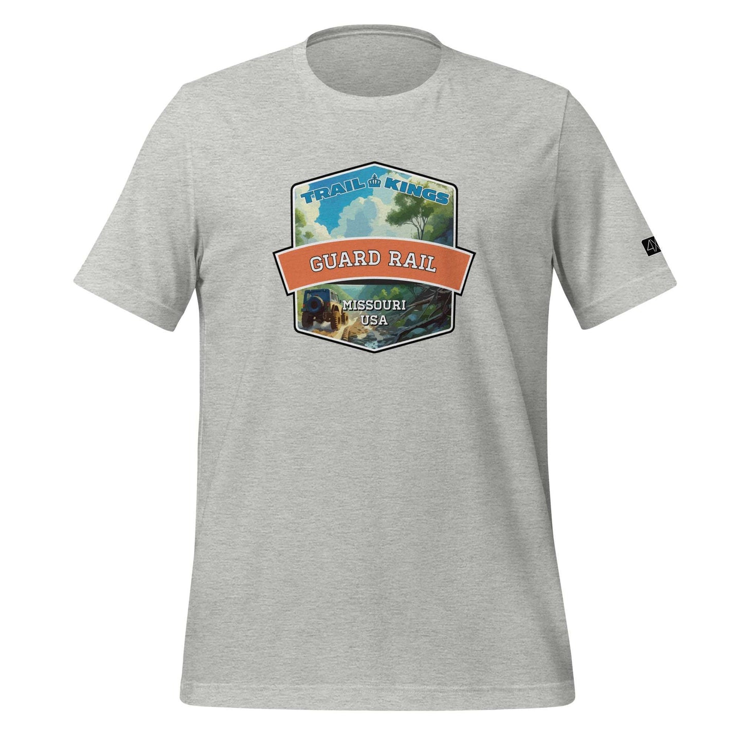 Trail Kings: Guard Rail - Unisex t-shirt  in  Athletic Heather / 3XL  -  4XOD