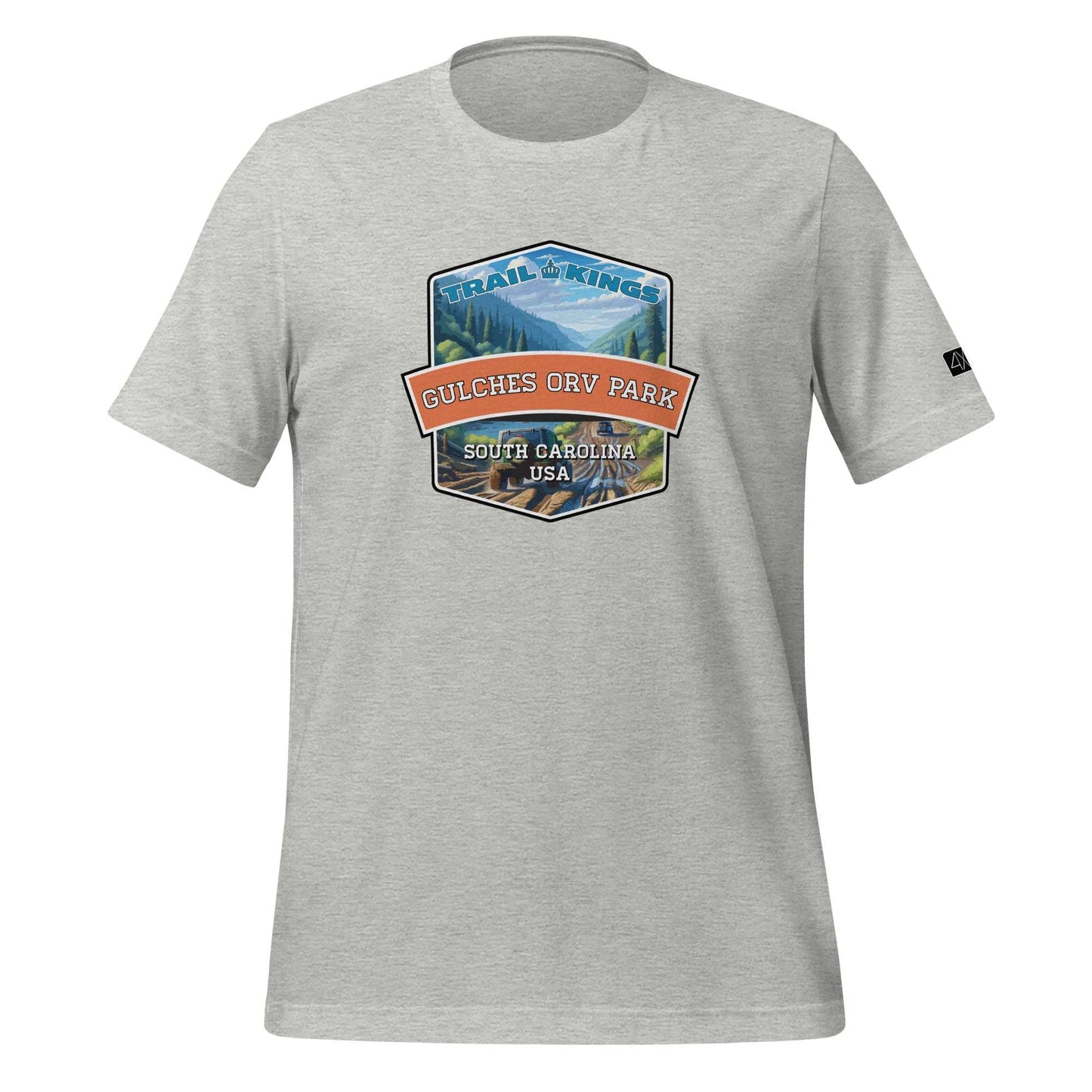 Trail Kings: Gulches Off Road Vehicle Park - Unisex t-shirt  in  Athletic Heather / 3XL  -  4XOD