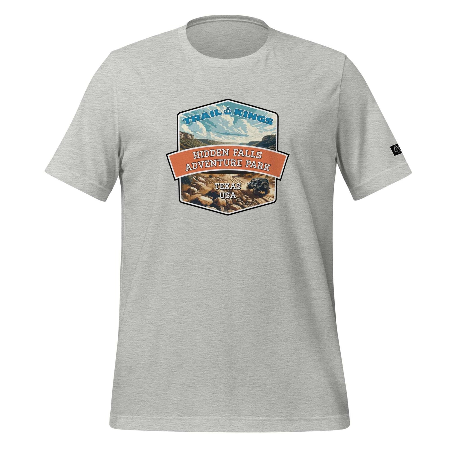 Trail Kings: Hidden Falls Adventure Park - Unisex t-shirt  in  Athletic Heather / 3XL  -  4XOD