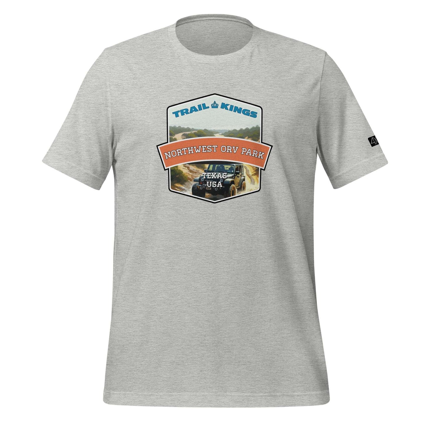 Trail Kings: Northwest ORV Park - Unisex t-shirt  in  Athletic Heather / 3XL  -  4XOD