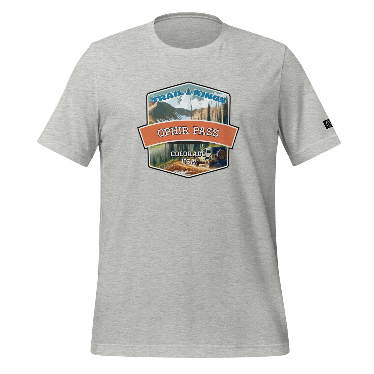 Trail Kings: Ophir Pass - Unisex t-shirt  in  Athletic Heather / 3XL  -  4XOD