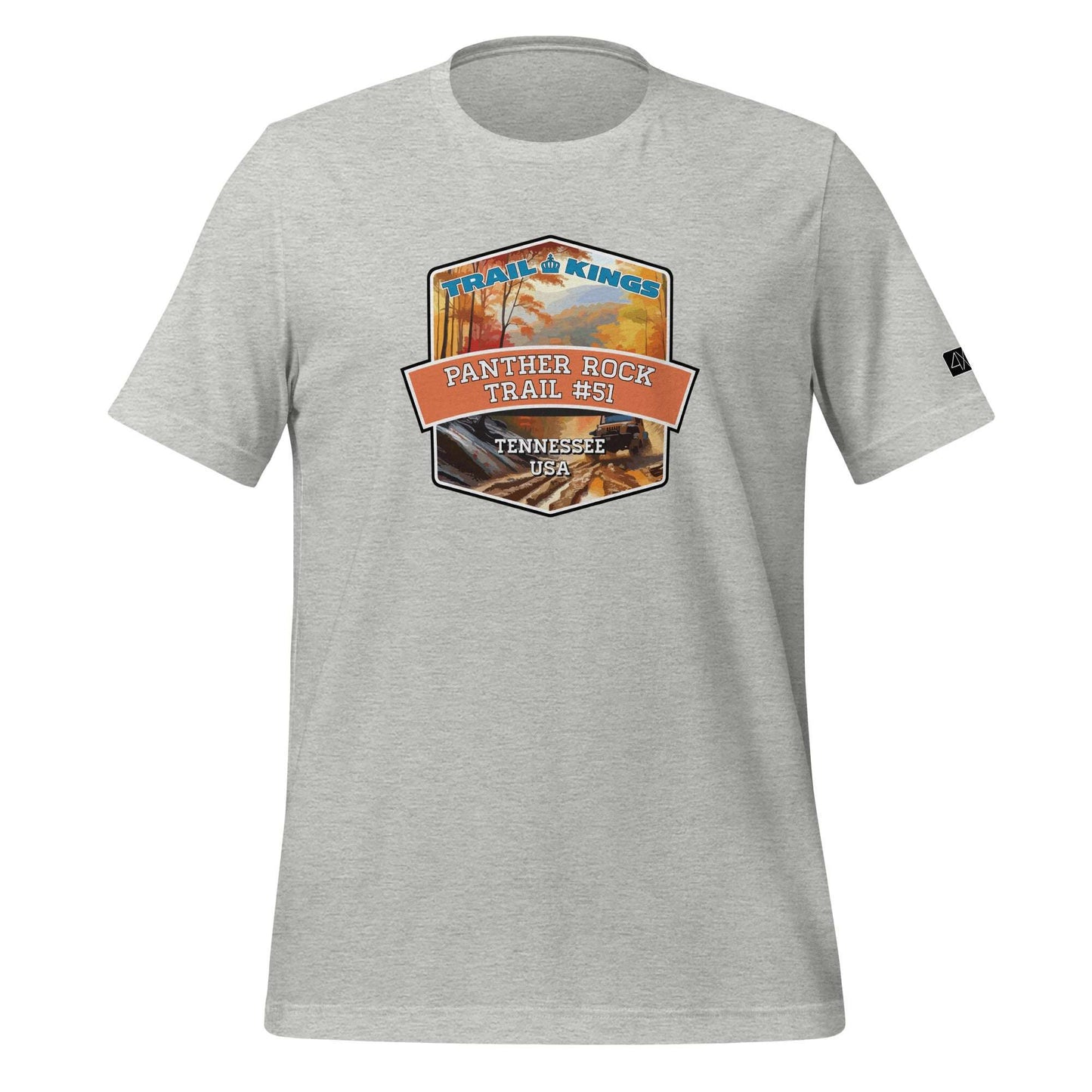 Trail Kings: Panther Rock Trail #51 - Unisex t-shirt  in  Athletic Heather / 3XL  -  4XOD