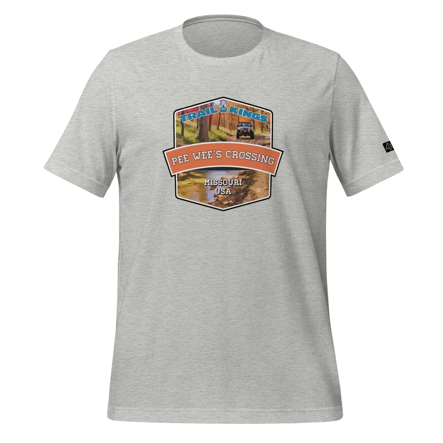 Trail Kings: Pee Wee's Crossing - Unisex t-shirt  in  Athletic Heather / 3XL  -  4XOD