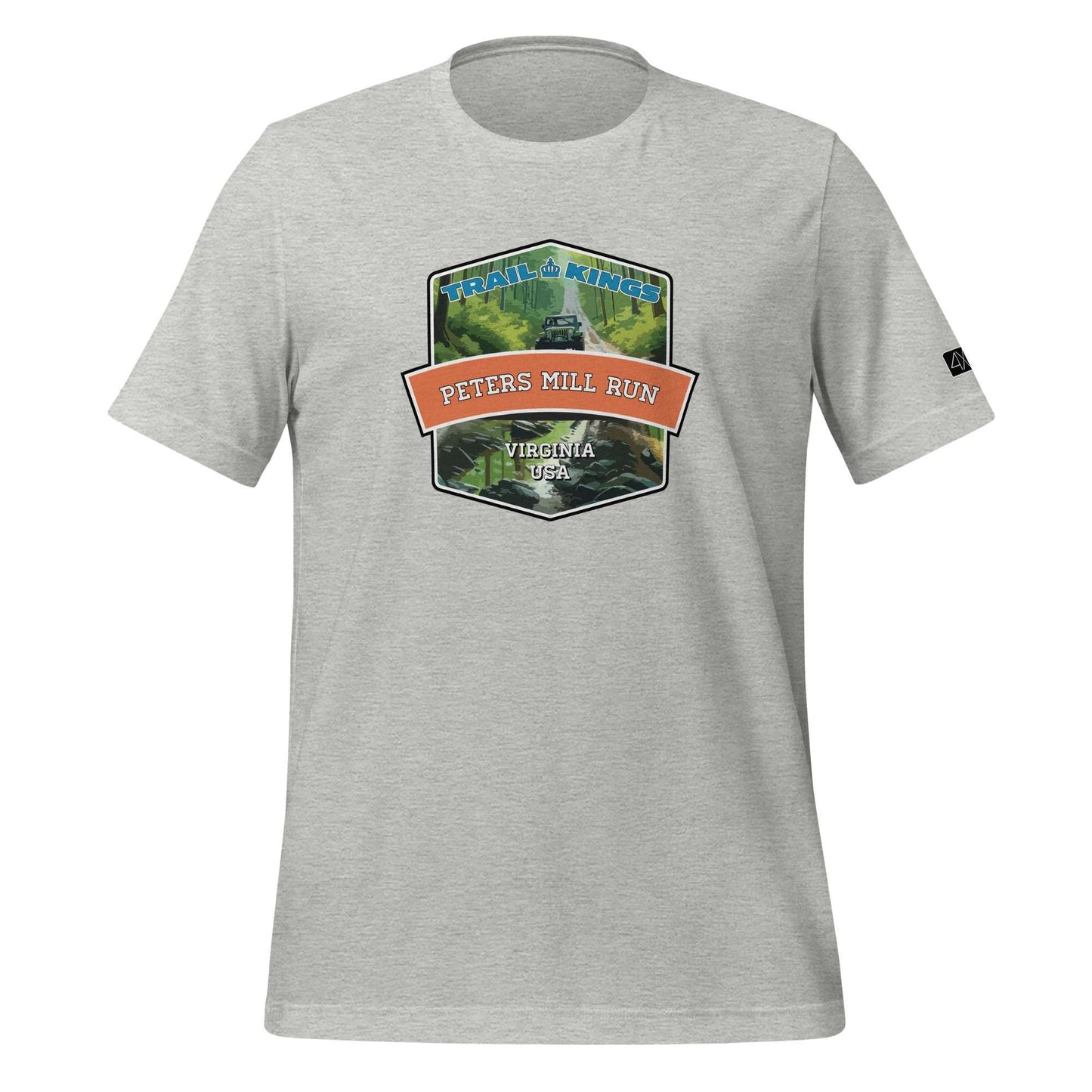 Trail Kings: Peters Mill Run - Unisex t-shirt  in  Athletic Heather / 3XL  -  4XOD