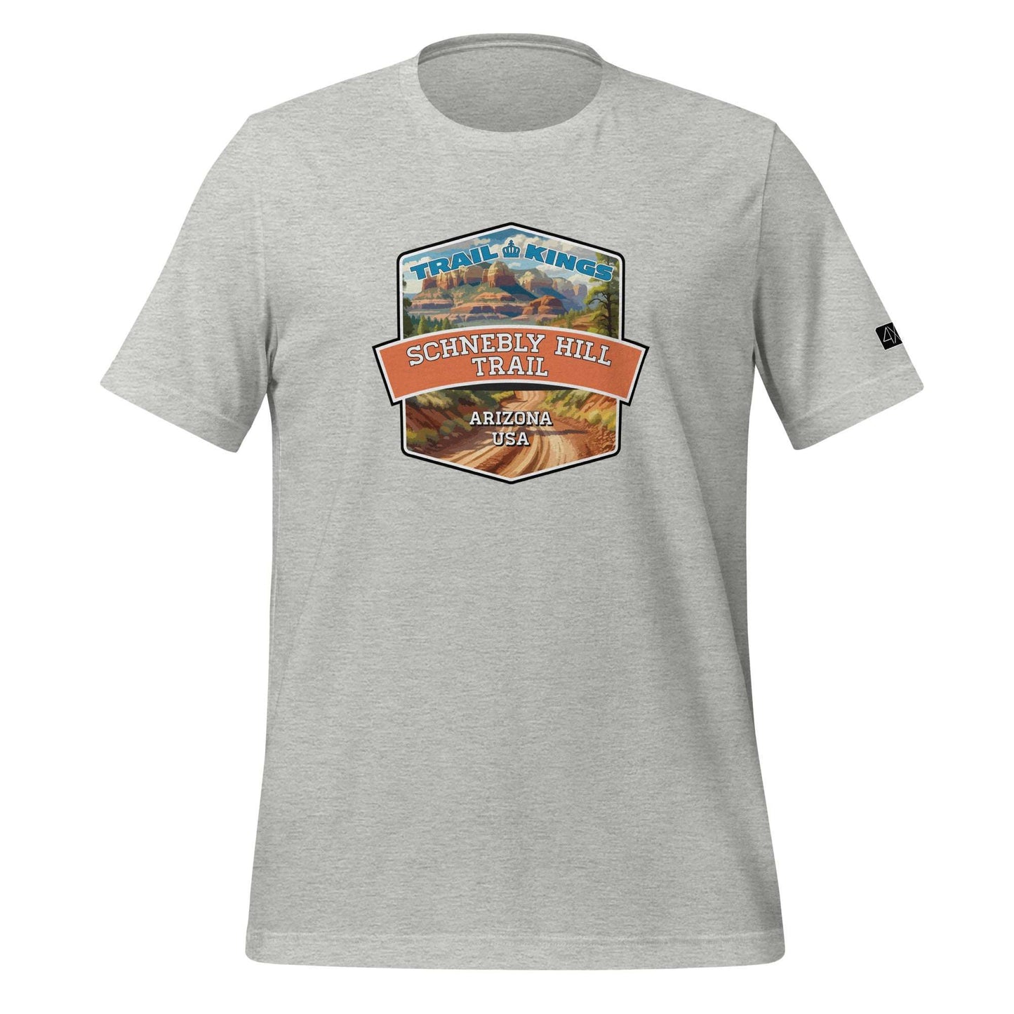 Trail Kings: Schnebly Hill Trail - Unisex t-shirt  in  Athletic Heather / 3XL  -  4XOD