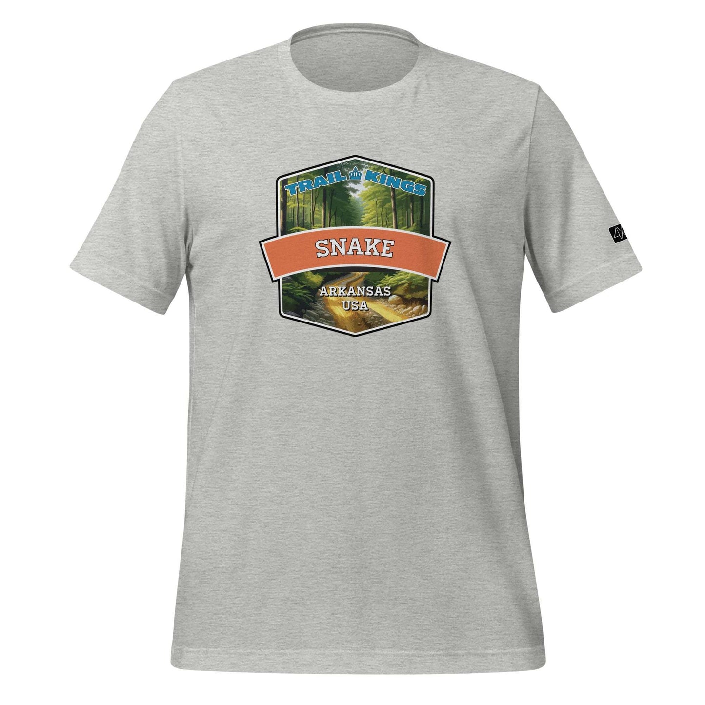 Trail Kings: Snake - Unisex t-shirt  in  Athletic Heather / 3XL  -  4XOD