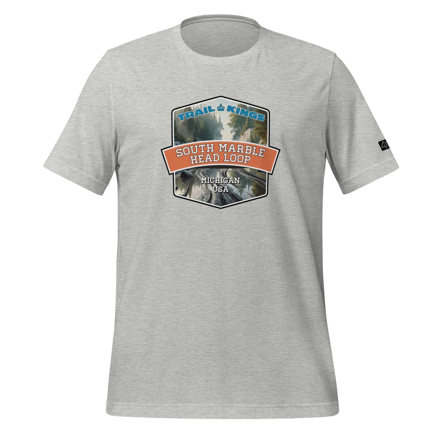 Trail Kings: South Marble Head Loop - Unisex t-shirt  in  Athletic Heather / 3XL  -  4XOD