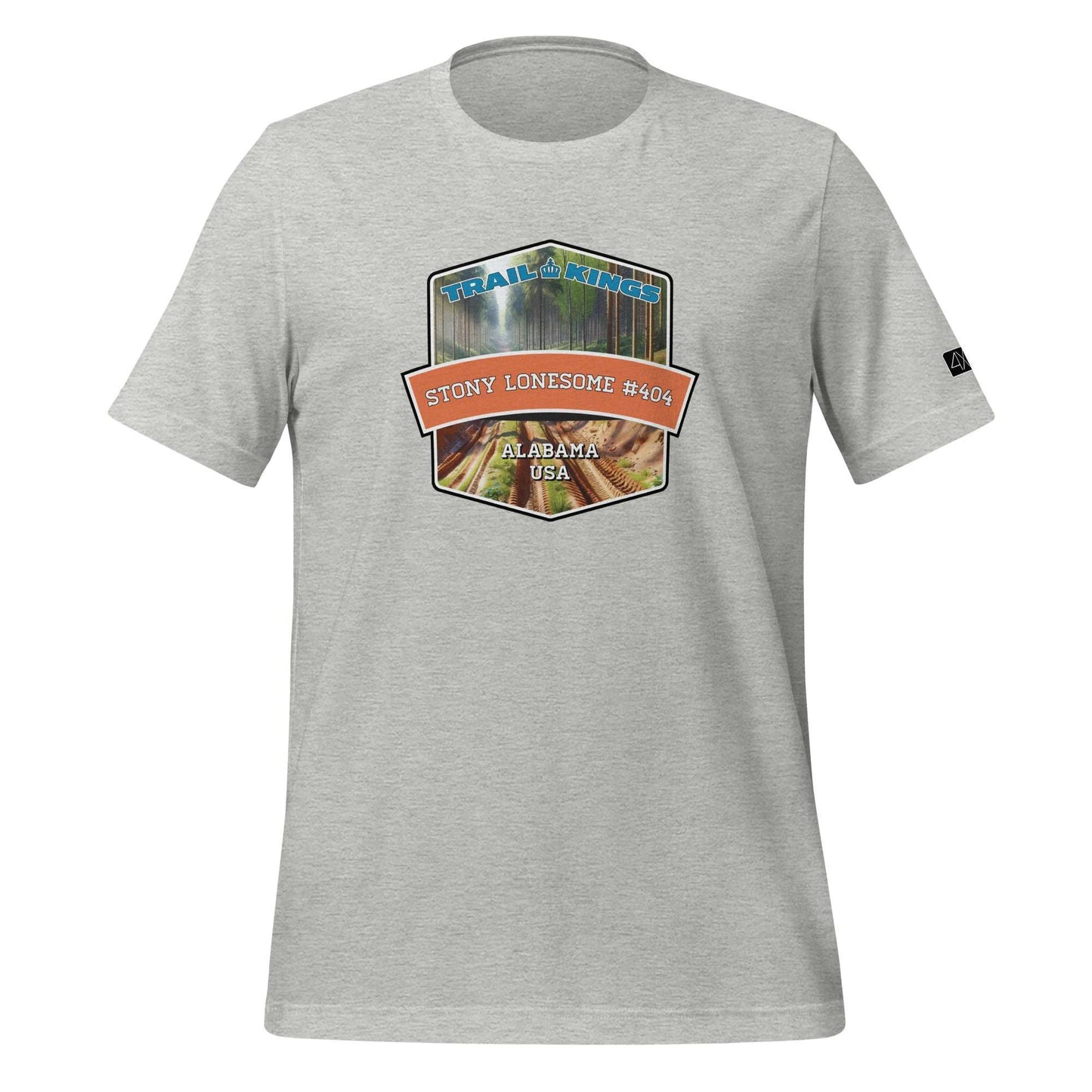 Trail Kings: Stony Lonesome #404 - Unisex t-shirt  in  Athletic Heather / 3XL  -  4XOD