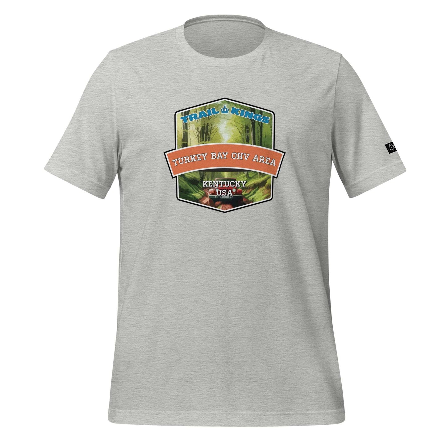 Trail Kings: Turkey Bay OHV Area - Unisex t-shirt  in  Athletic Heather / 3XL  -  4XOD