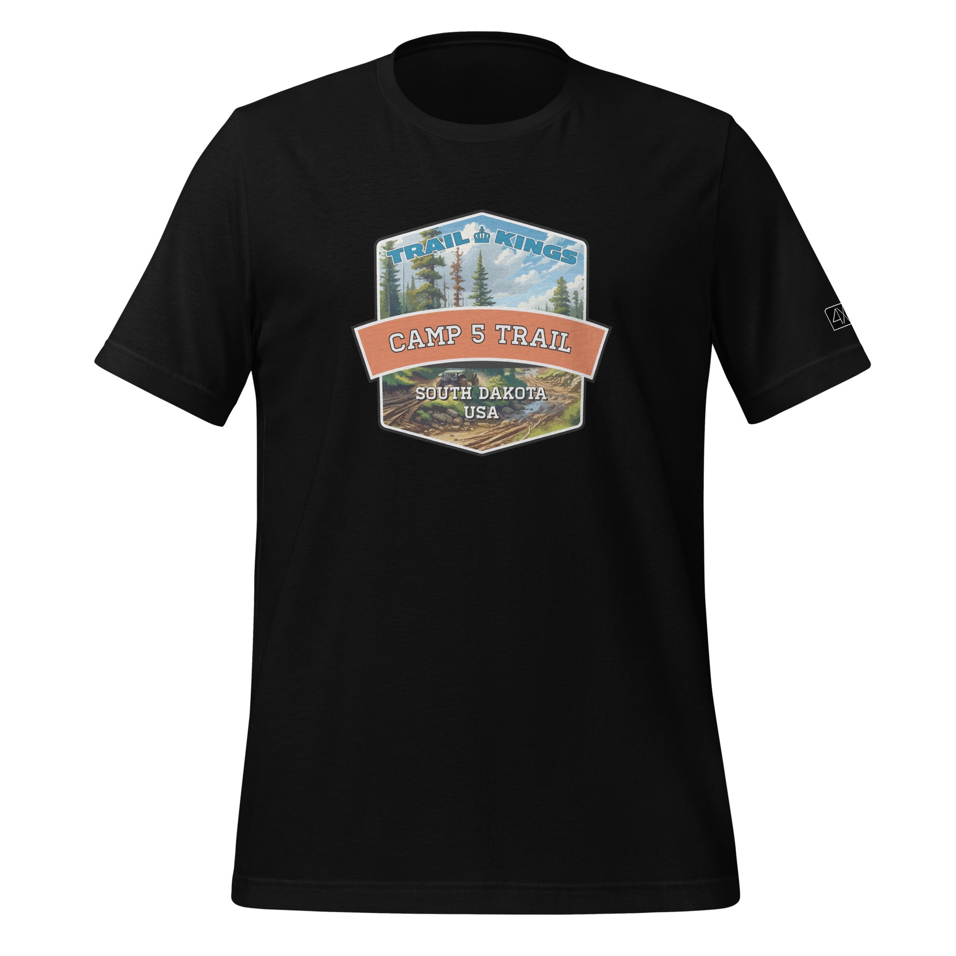 Trail Kings: Camp 5 Trail - Unisex t-shirt  in  Black / 3XL  -  4XOD