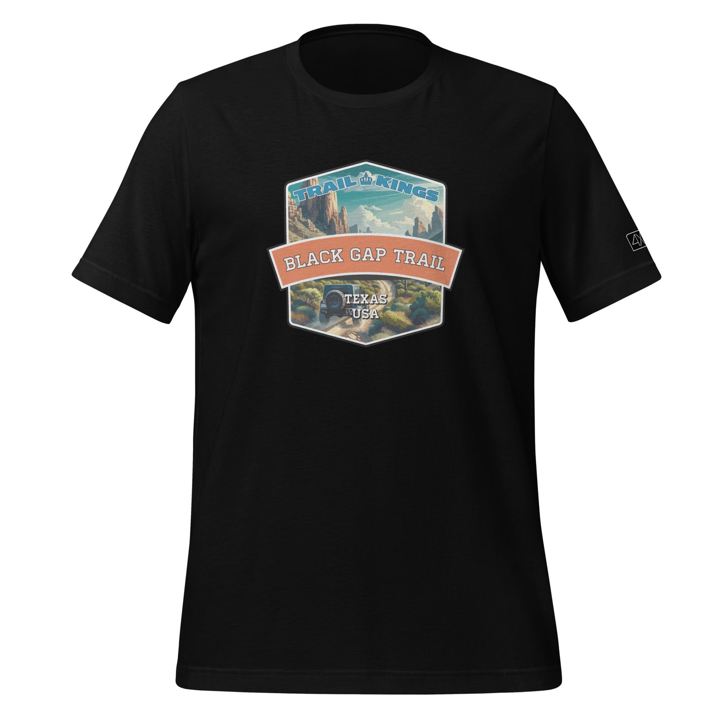 Trail Kings: Black Gap Trail - Unisex t-shirt  in  Black / 3XL  -  4XOD