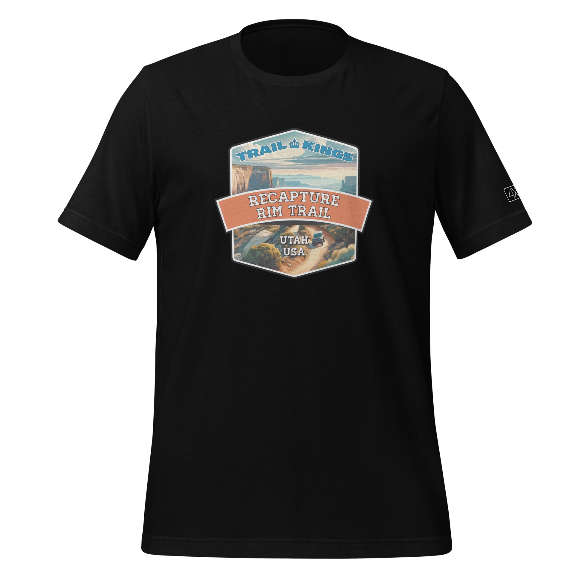 Trail Kings: Recapture Rim Trail - Unisex t-shirt  in  Black / 3XL  -  4XOD