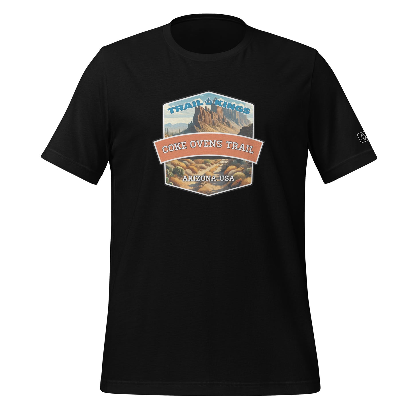 Trail Kings: Coke Ovens Trail - Unisex t-shirt  in  Black / 3XL  -  4XOD: Gear Up, Stand Out - Adventure Awaits!