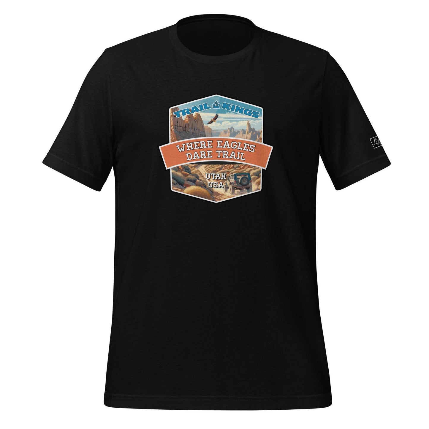 Trail Kings: Where Eagles Dare Trail - Unisex t-shirt  in  Black / 3XL  -  4XOD