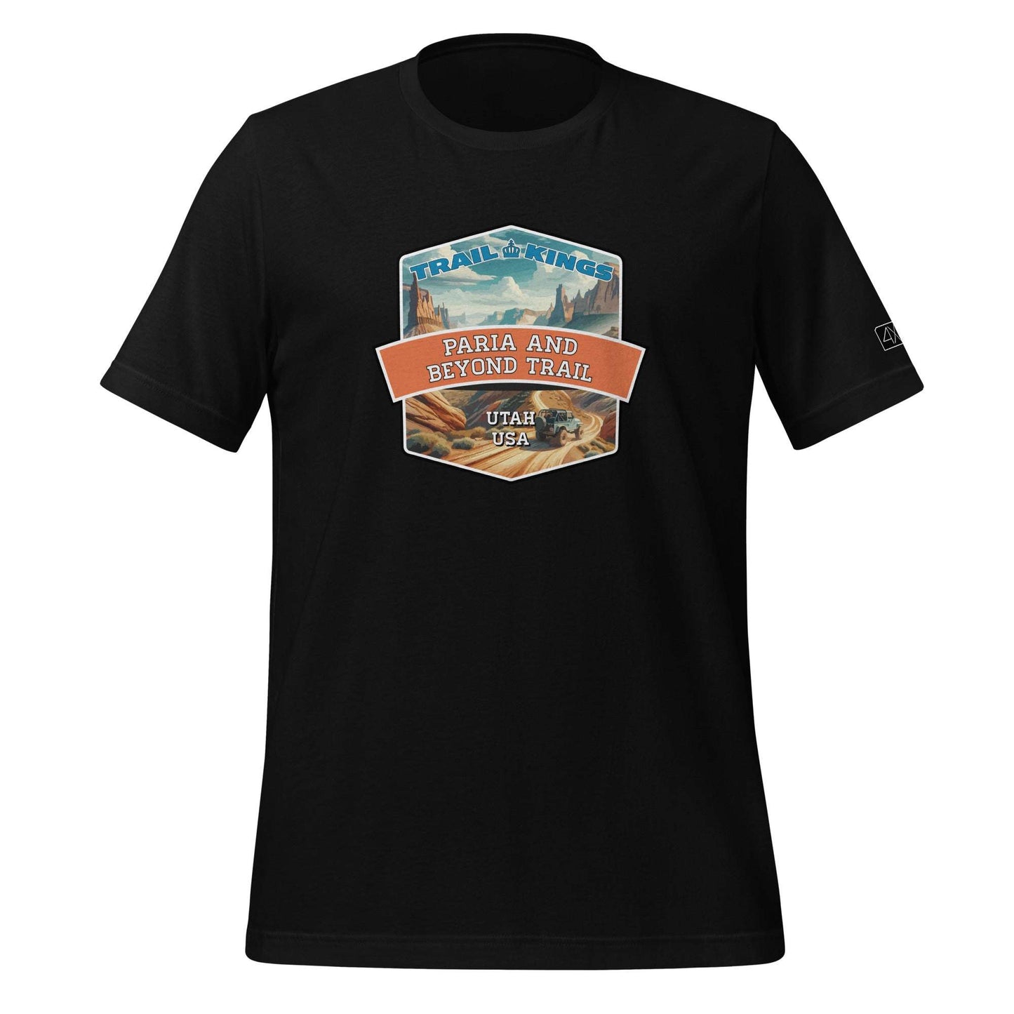 Trail Kings: Paria and Beyond Trail - Unisex t-shirt  in  Black / 3XL  -  4XOD