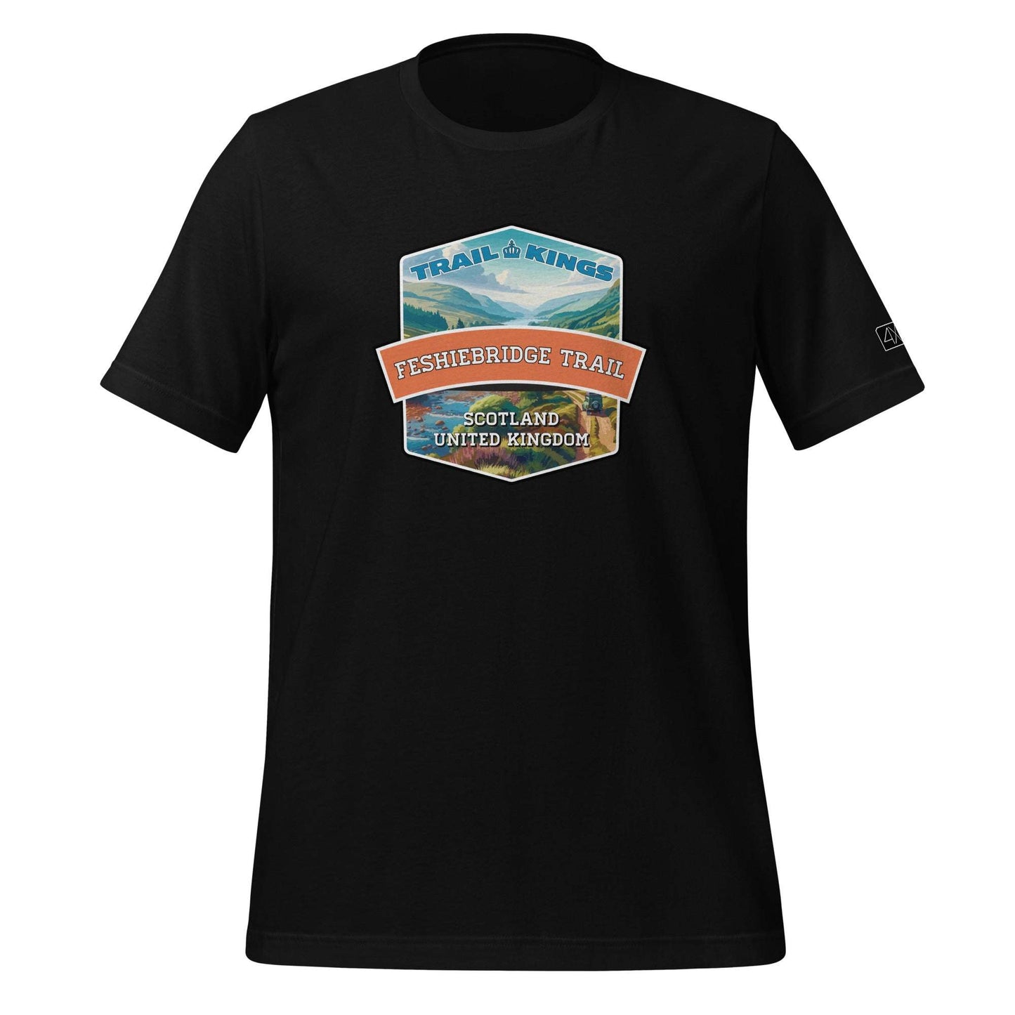 Trail Kings: Feshiebridge Trail - Unisex t-shirt  in  Black / 3XL  -  4XOD