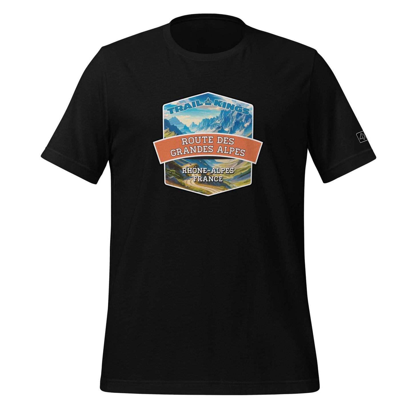 Trail Kings: Route des Grandes Alpes - Unisex t-shirt  in  Black / 3XL  -  4XOD