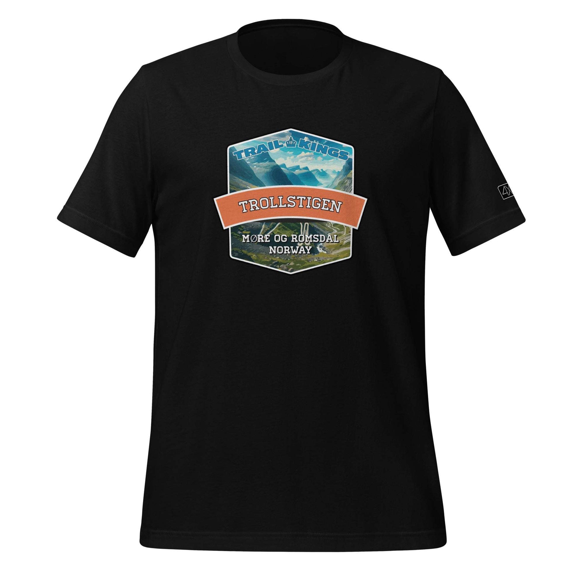 Trail Kings: Trollstigen - Unisex t-shirt  in  Black / 3XL  -  4XOD