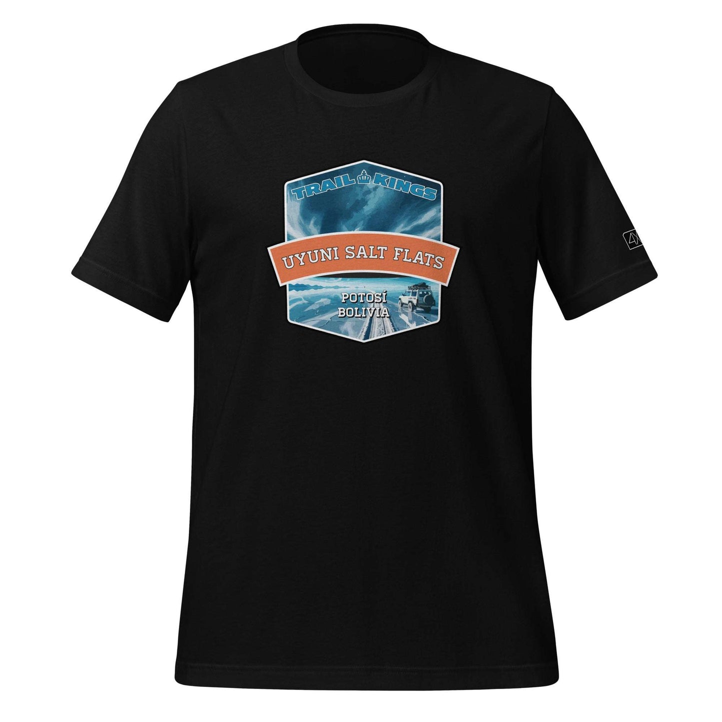 Trail Kings: Uyuni Salt Flats - Unisex t-shirt  in  Black / 3XL  -  4XOD