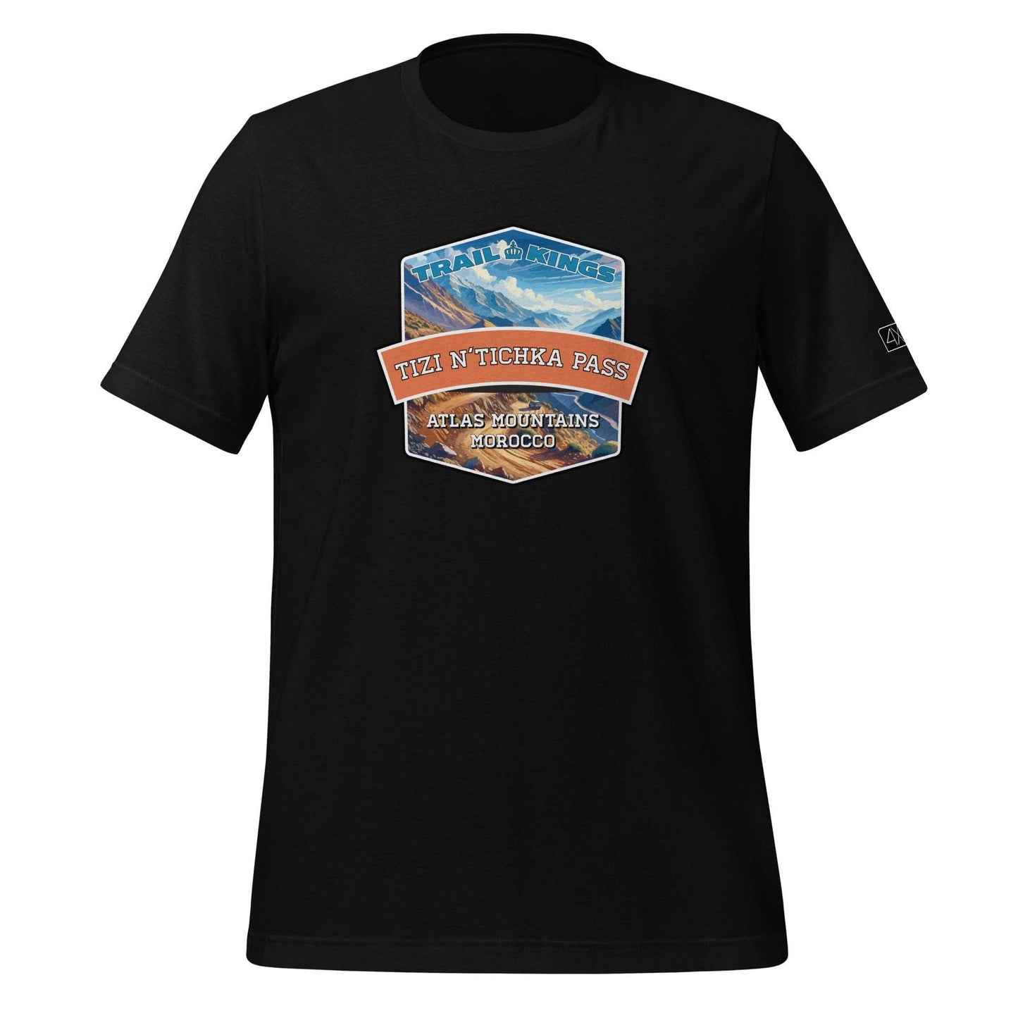 Trail Kings: Tizi n'Tichka Pass - Unisex t-shirt  in  Black / 3XL  -  4XOD