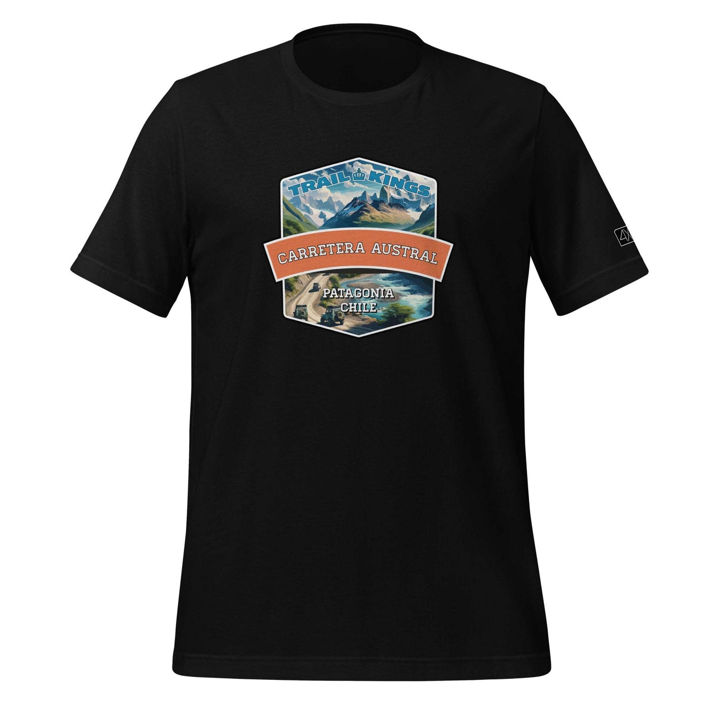 Trail Kings: Carretera Austral - Unisex t-shirt  in  Black / 3XL  -  4XOD