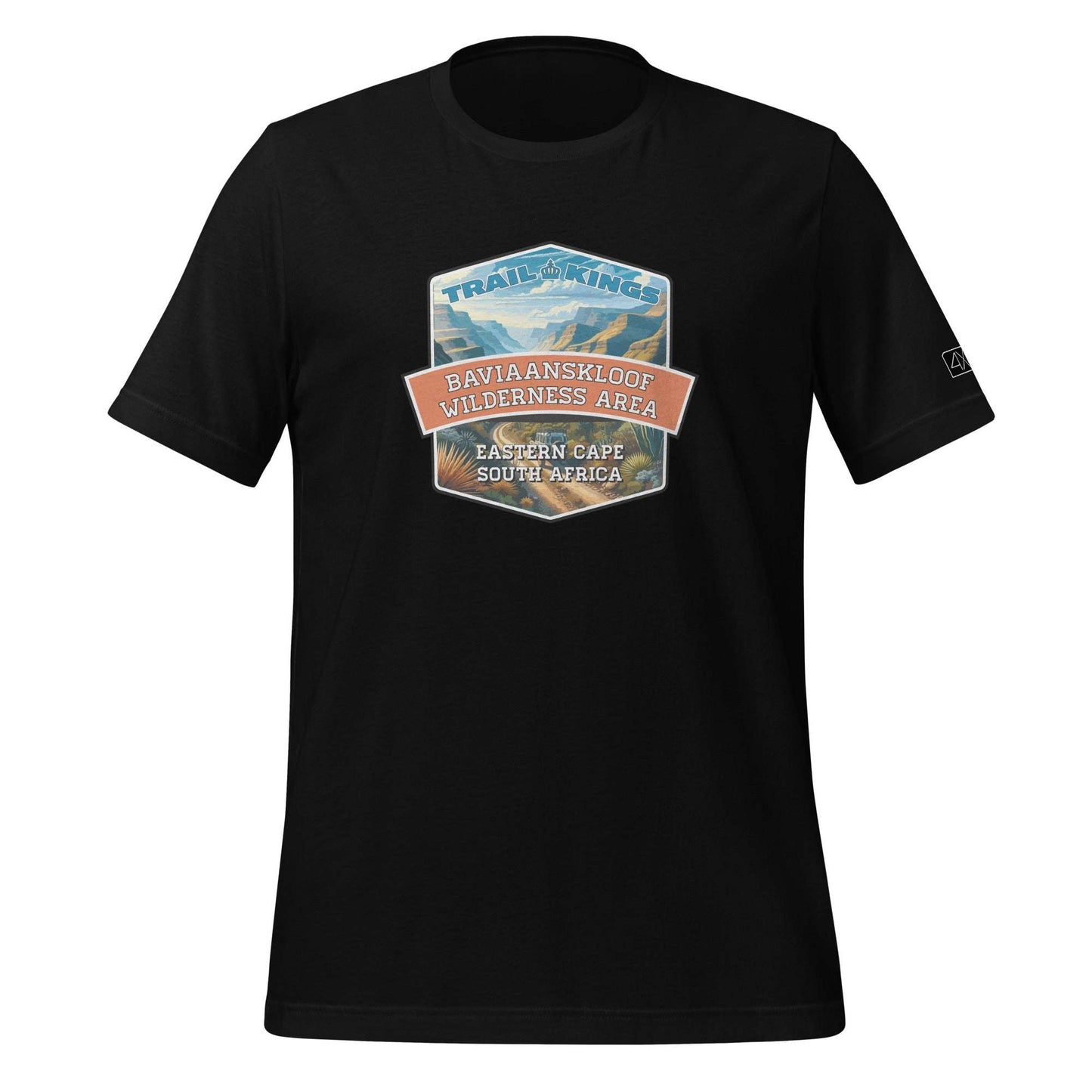 Trail Kings: Baviaanskloof Wilderness Area - Unisex t-shirt  in  Black / 3XL  -  4XOD