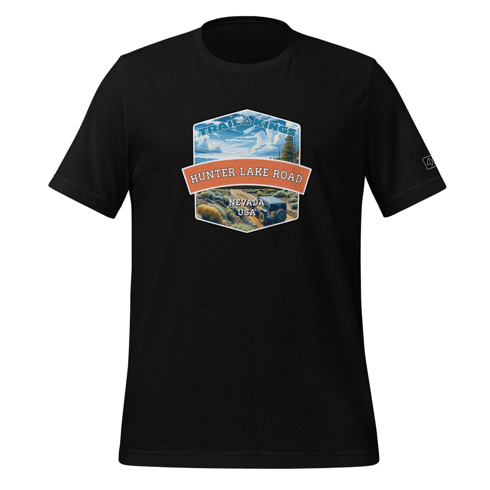 Trail Kings: Hunter Lake Road - Unisex t-shirt  in  Black / 3XL  -  4XOD