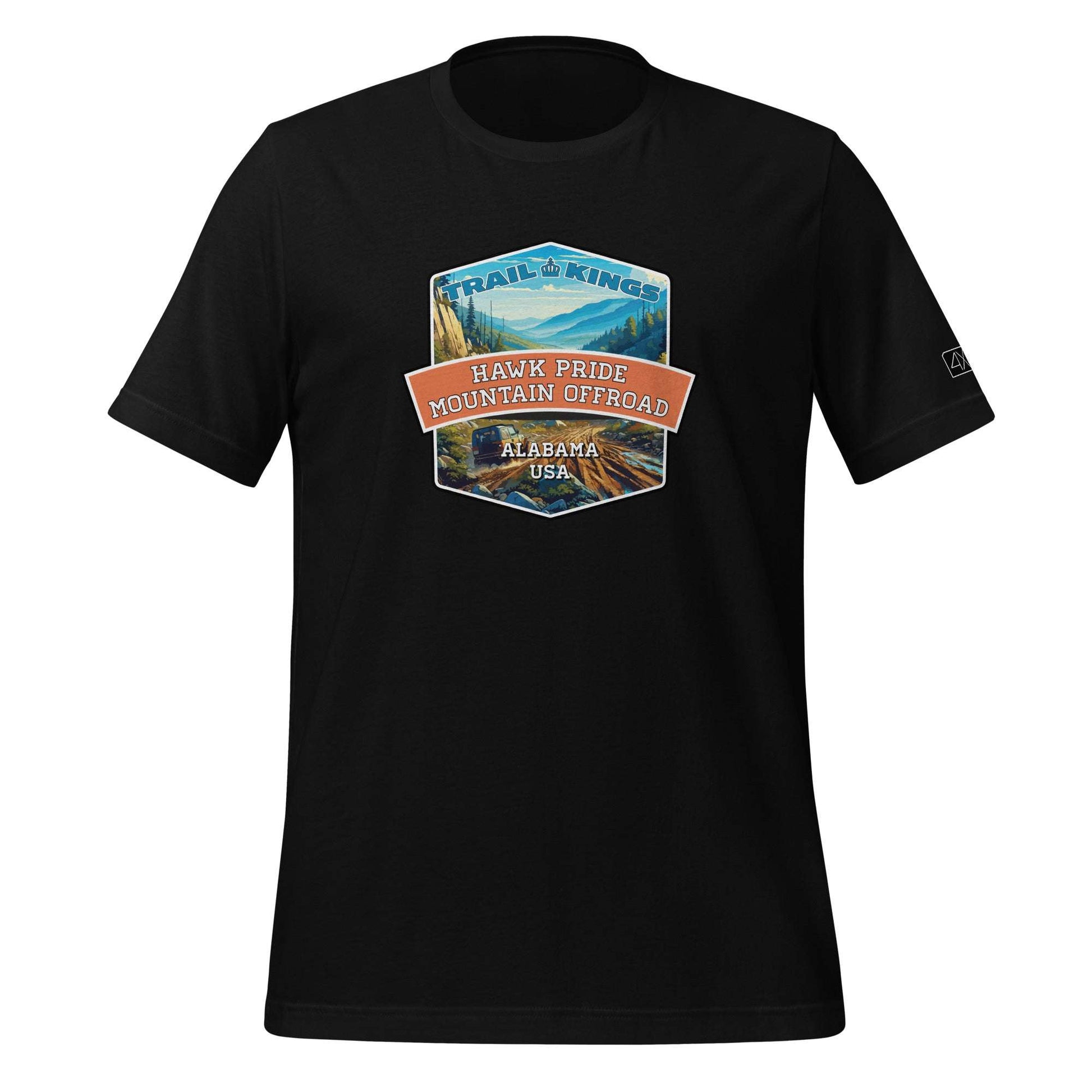 Trail Kings: Hawk Pride Mountain Offroad - Unisex t-shirt  in  Black / 3XL  -  4XOD