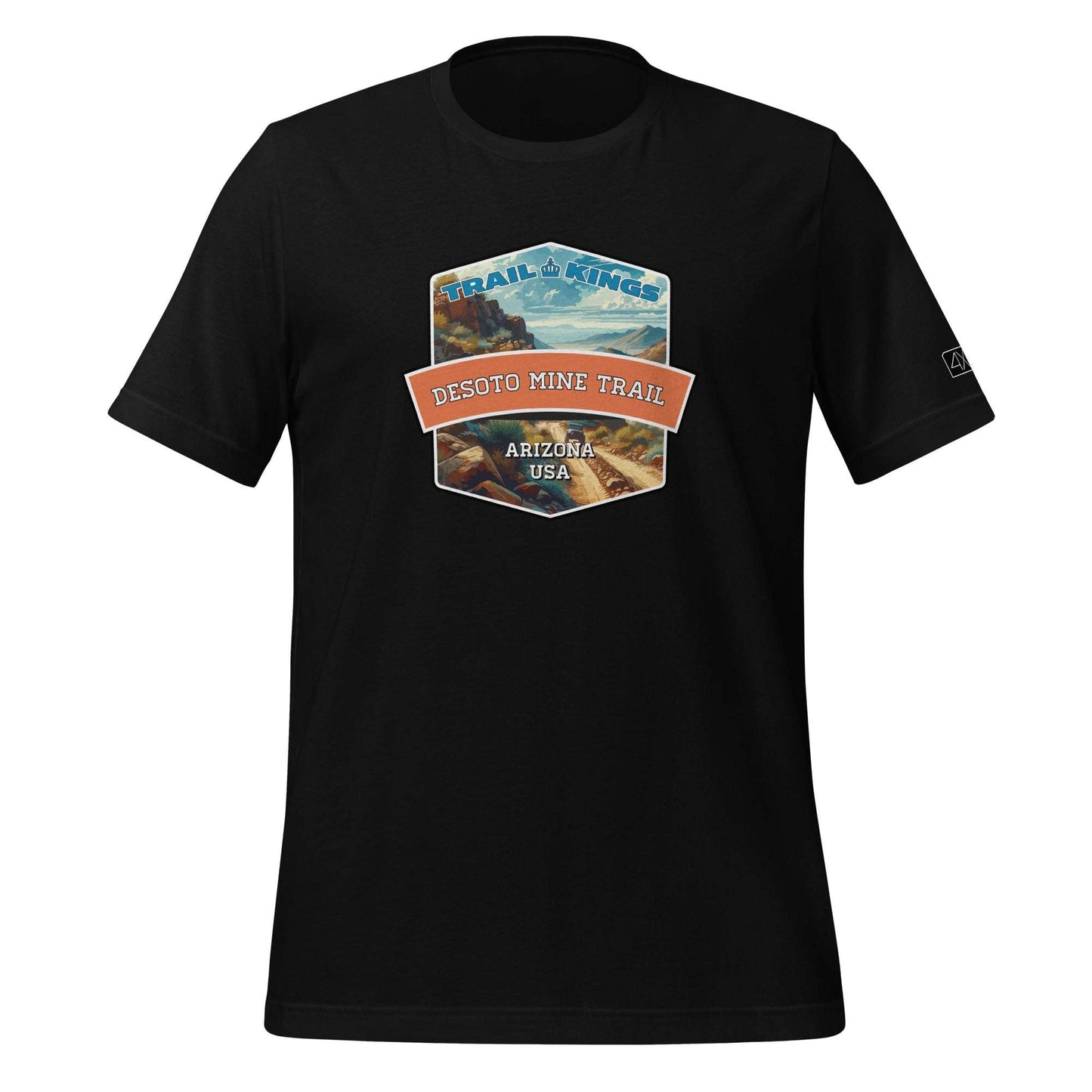 Trail Kings: Desoto Mine Trail - Unisex t-shirt  in  Black / 3XL  -  4XOD