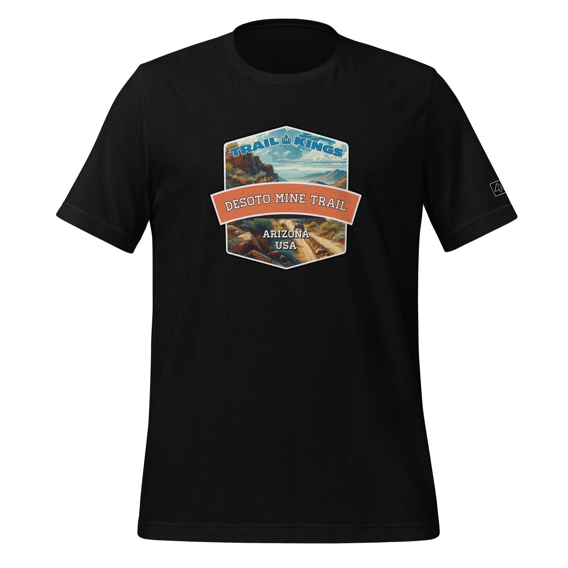 Trail Kings: Desoto Mine Trail - Unisex t-shirt  in  Black / 3XL  -  4XOD