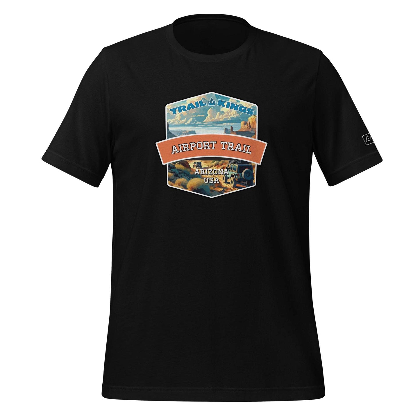 Trail Kings: Airport Trail - Unisex t-shirt  in  Black / 3XL  -  4XOD