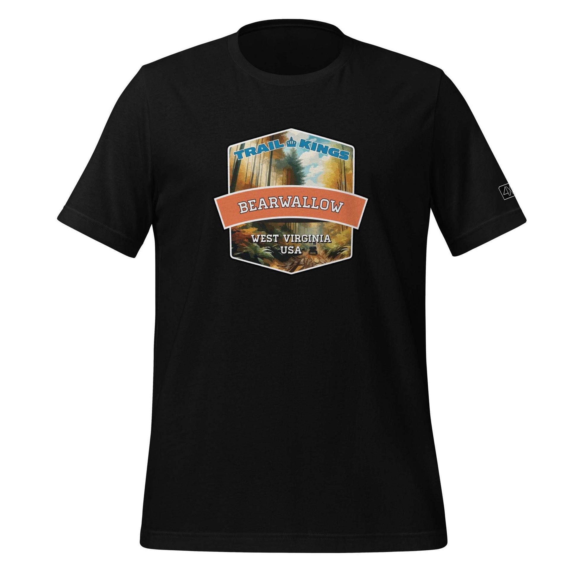 Trail Kings: Bearwallow - Unisex t-shirt  in  Black / 3XL  -  4XOD