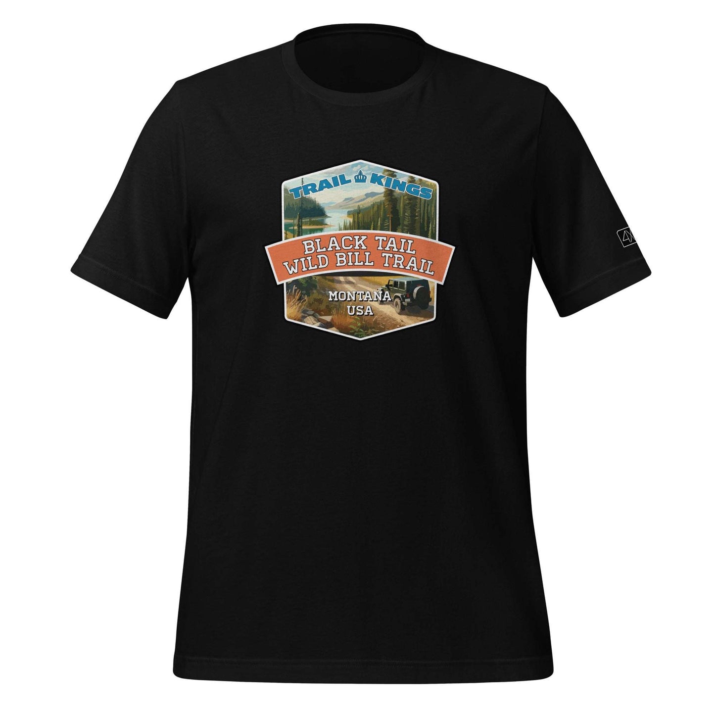 Trail Kings: Black Tail Wild Bill Trail - Unisex t-shirt  in  Black / 3XL  -  4XOD