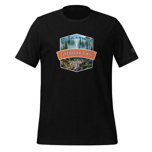 Trail Kings: Firebreak 5 #14 - Unisex t-shirt  in  Black / 3XL  -  4XOD