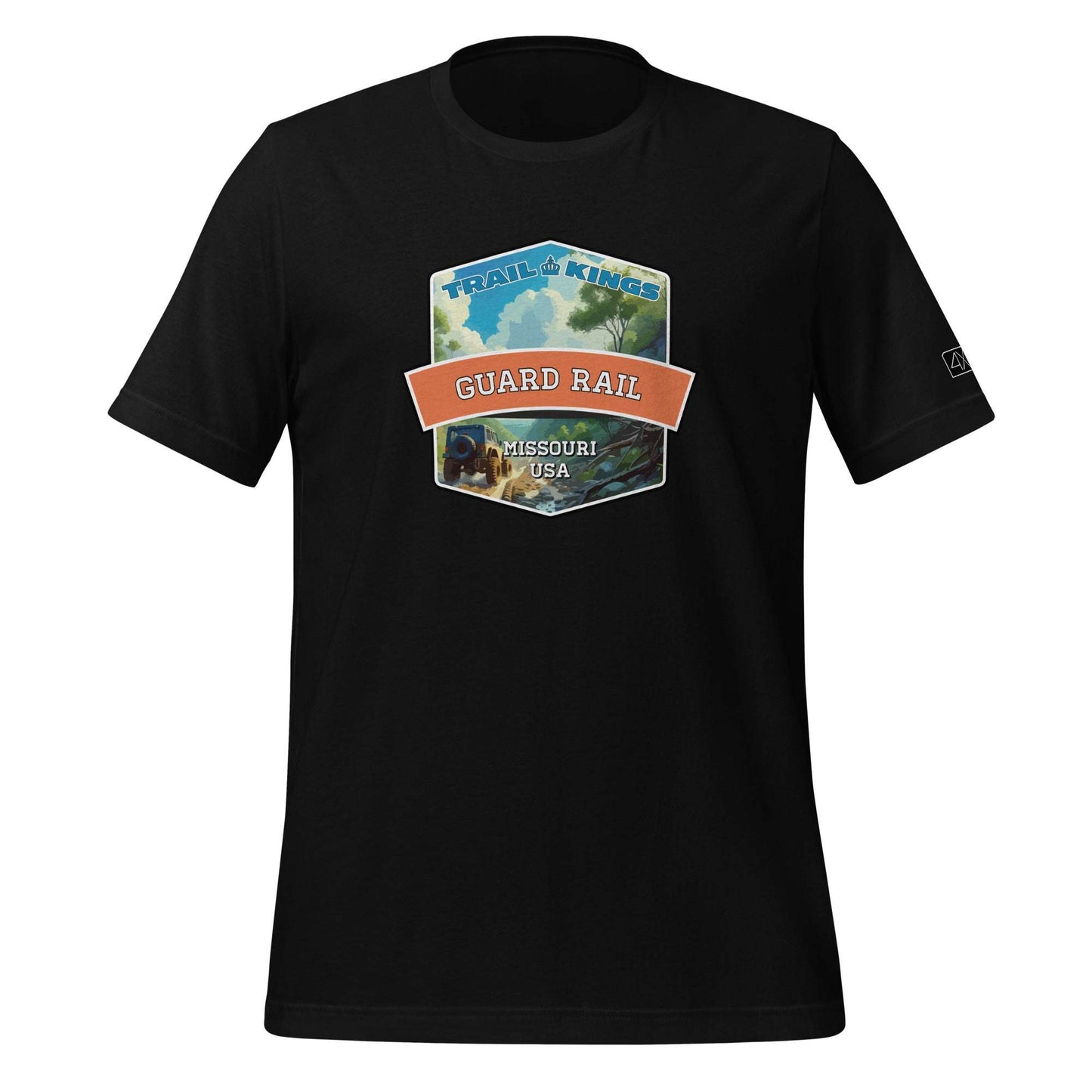 Trail Kings: Guard Rail - Unisex t-shirt  in  Black / 3XL  -  4XOD