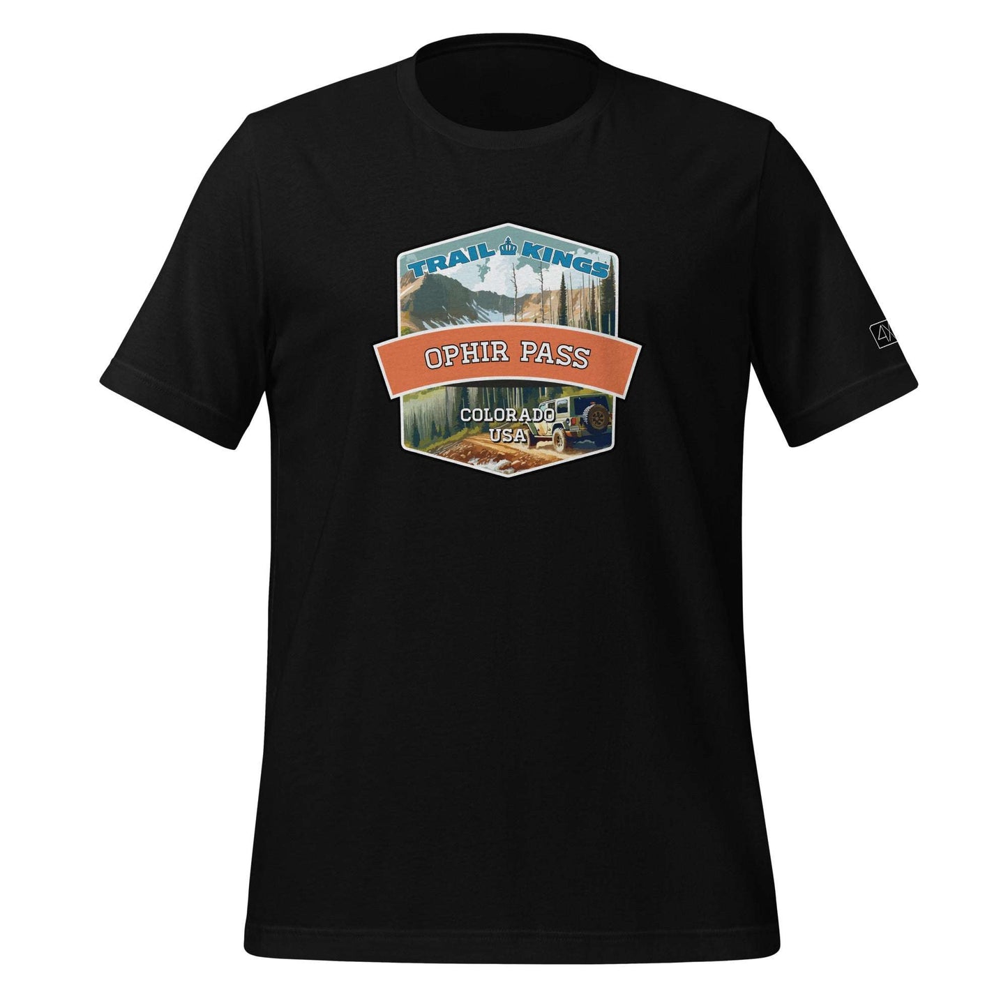 Trail Kings: Ophir Pass - Unisex t-shirt  in  Black / 3XL  -  4XOD