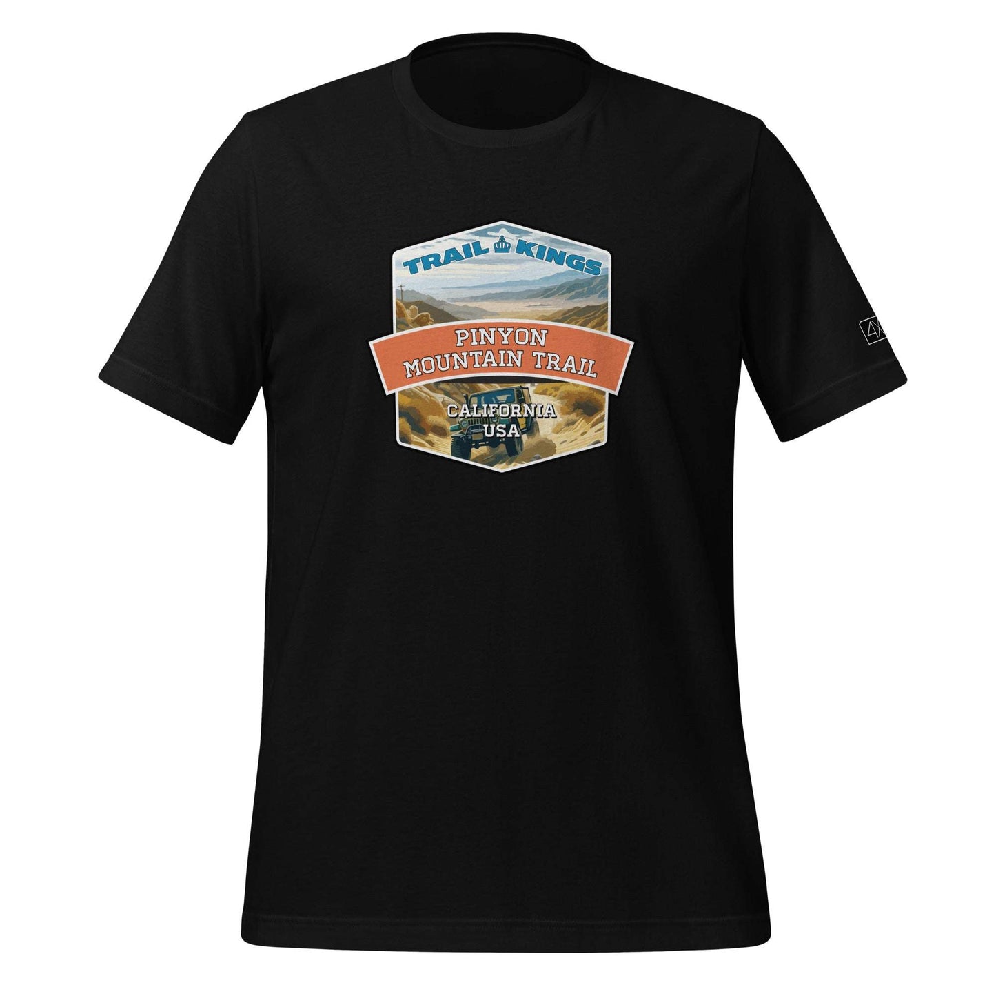 Trail Kings: Pinyon Mountain Trail - Unisex t-shirt  in  Black / 3XL  -  4XOD