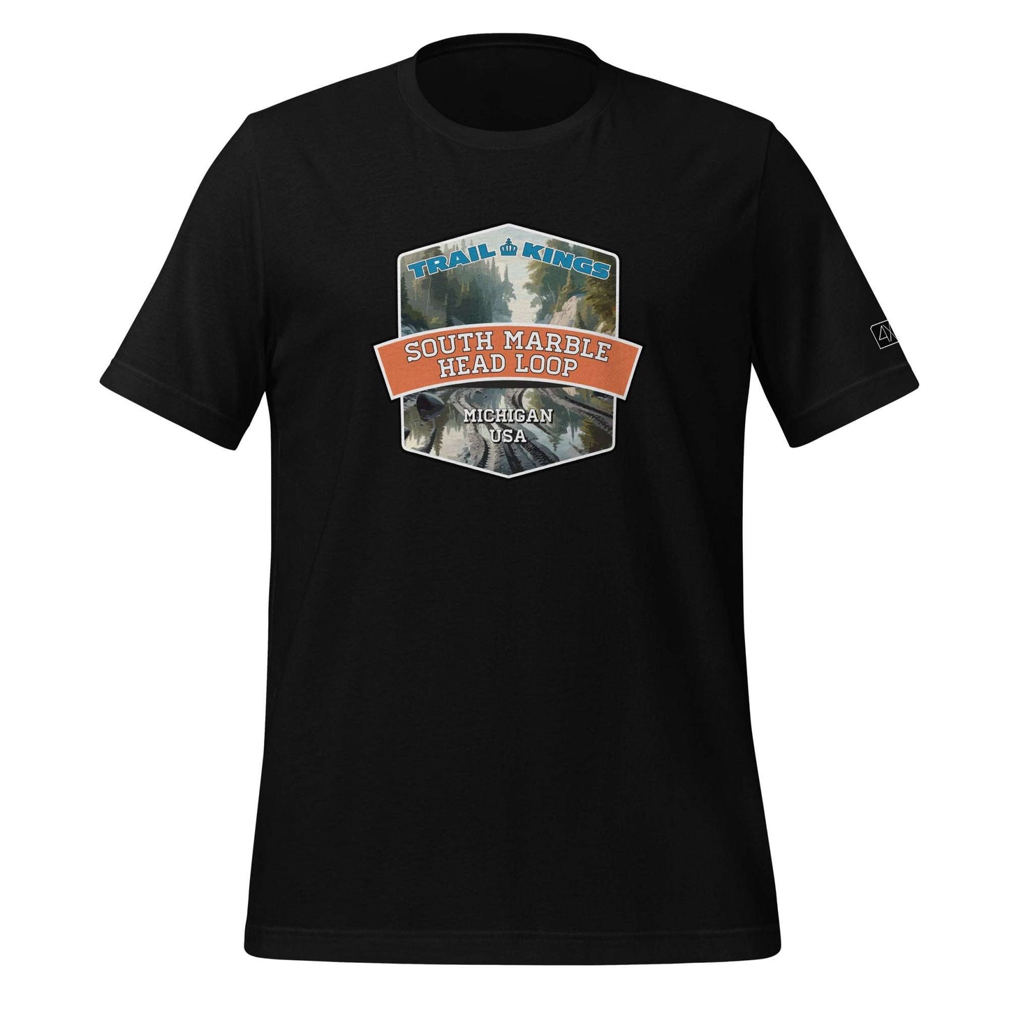 Trail Kings: South Marble Head Loop - Unisex t-shirt  in  Black / 3XL  -  4XOD