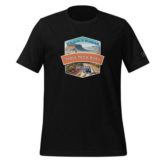 Trail Kings: Table Mesa Road - Unisex t-shirt  in  Black / 3XL  -  4XOD