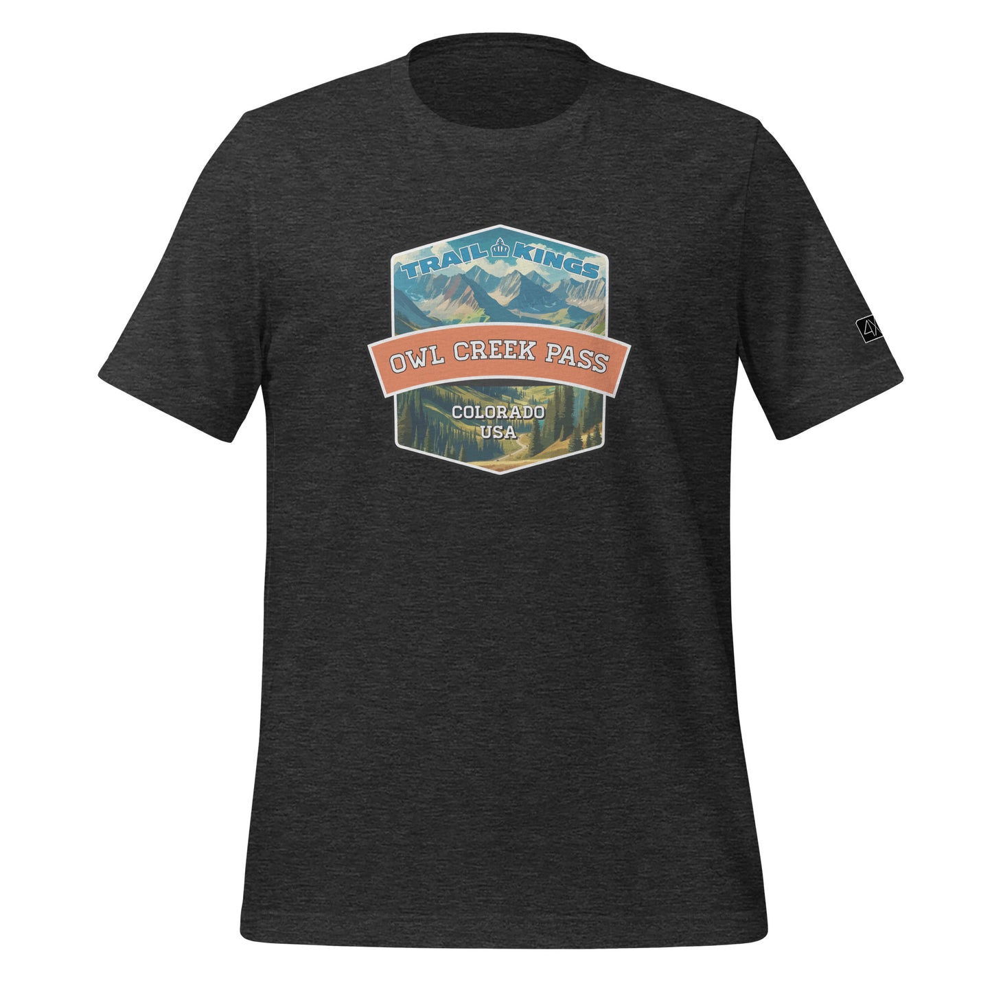 Trail Kings: Owl Creek Pass - Unisex t-shirt  in  Dark Grey Heather / 3XL  -  4XOD