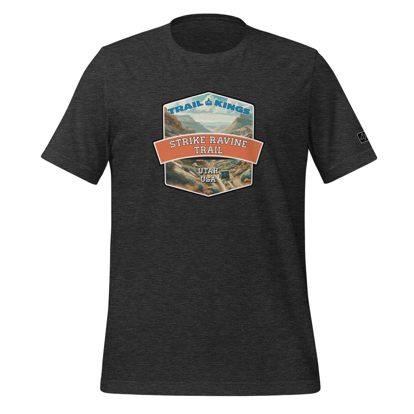 Trail Kings: Strike Ravine Trail - Unisex t-shirt  in  Dark Grey Heather / 3XL  -  4XOD