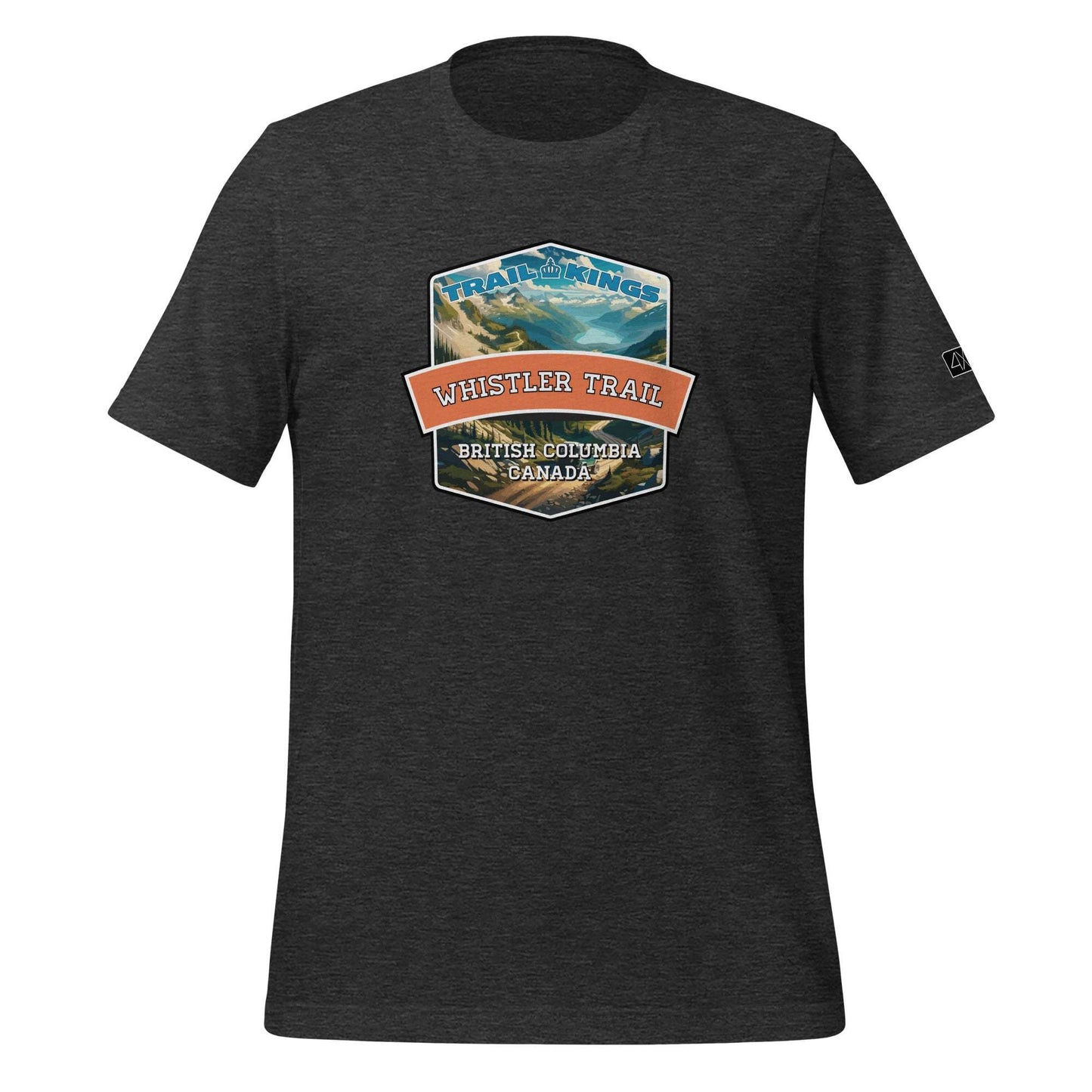 Trail Kings: Whistler Trail - Unisex t-shirt  in  Dark Grey Heather / 3XL  -  4XOD