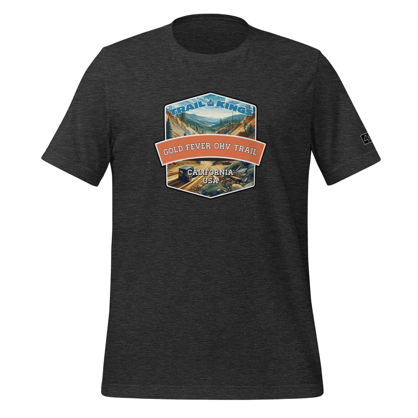 Trail Kings: Gold Fever OHV Trail - Unisex t-shirt  in  Dark Grey Heather / 3XL  -  4XOD