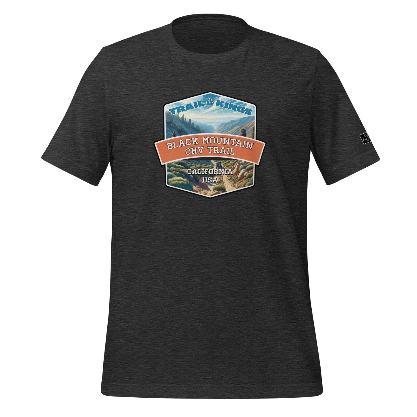 Trail Kings: Black Mountain OHV Trail - Unisex t-shirt  in  Dark Grey Heather / 3XL  -  4XOD