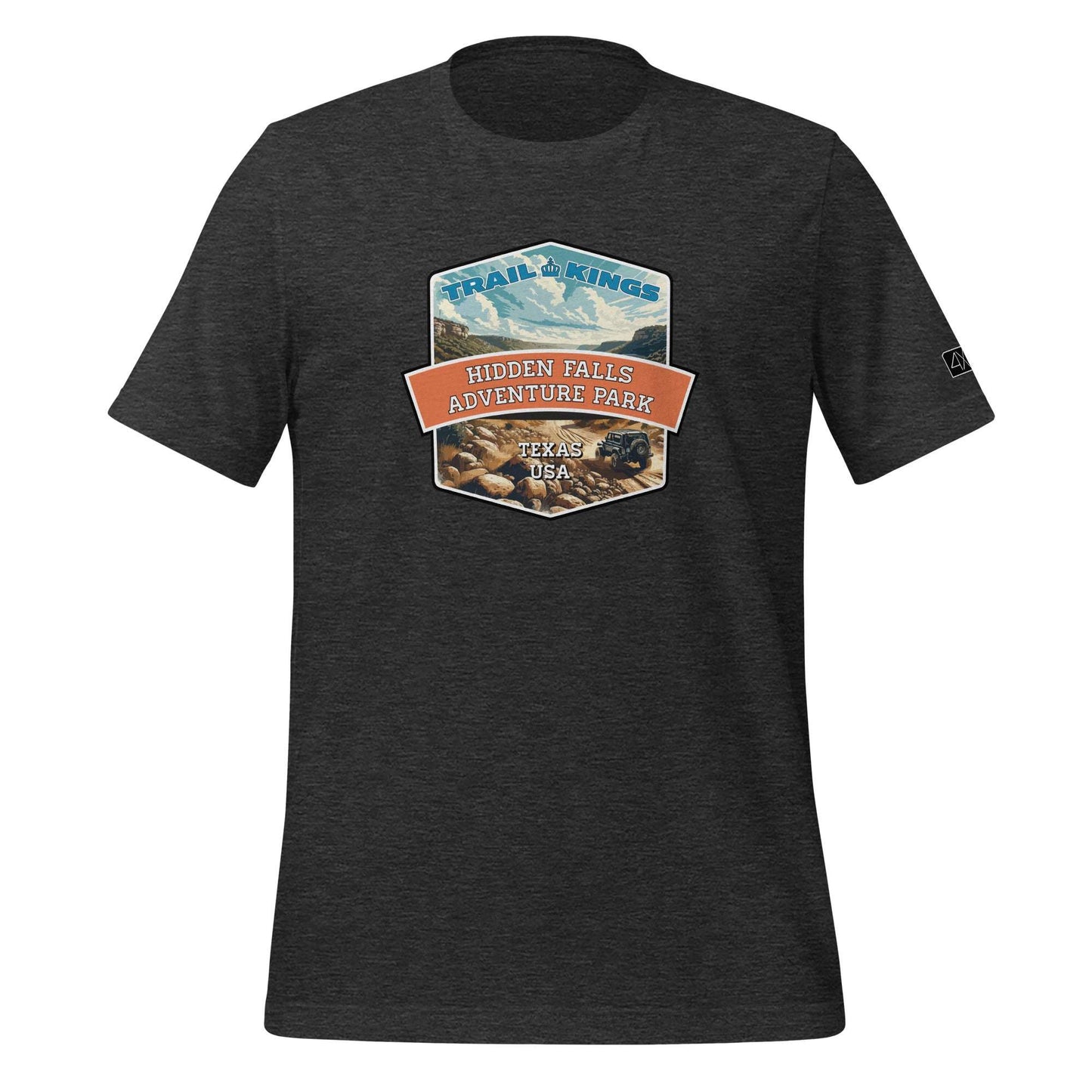 Trail Kings: Hidden Falls Adventure Park - Unisex t-shirt  in  Dark Grey Heather / 3XL  -  4XOD