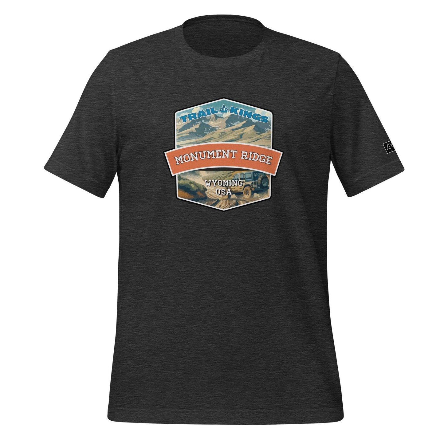 Trail Kings: Monument Ridge - Unisex t-shirt  in  Dark Grey Heather / 3XL  -  4XOD