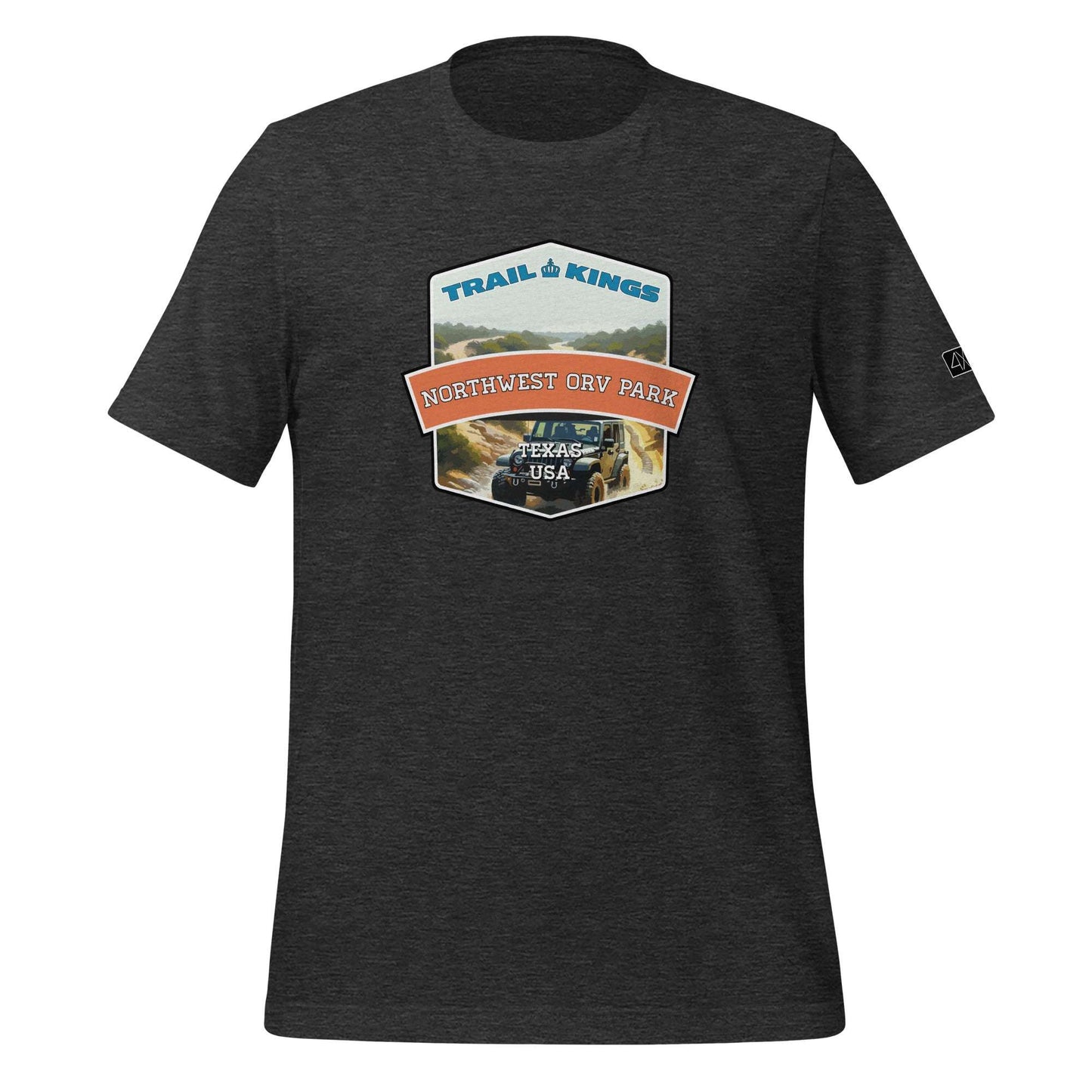 Trail Kings: Northwest ORV Park - Unisex t-shirt  in  Dark Grey Heather / 3XL  -  4XOD