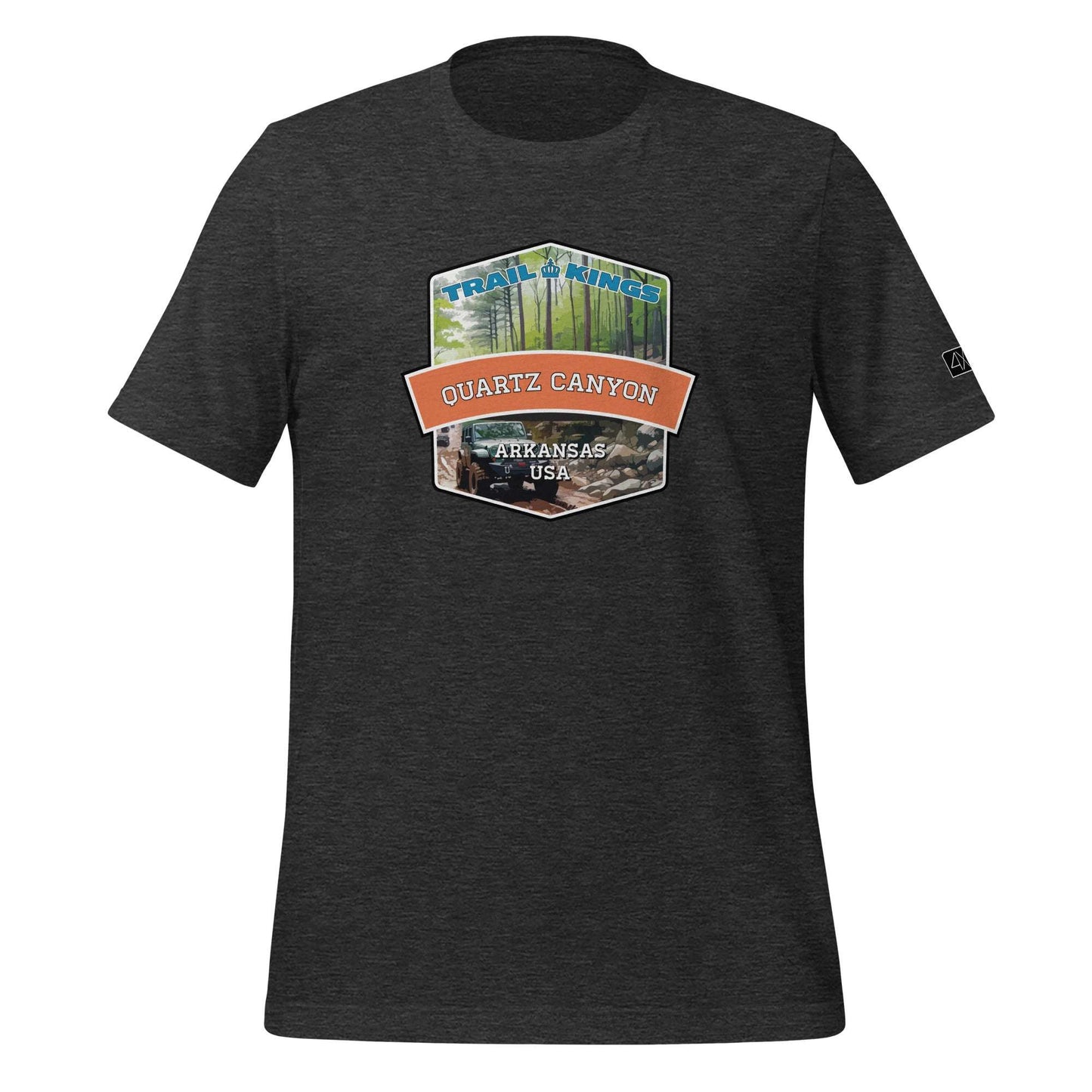 Trail Kings: Quartz Canyon - Unisex t-shirt  in  Dark Grey Heather / 3XL  -  4XOD