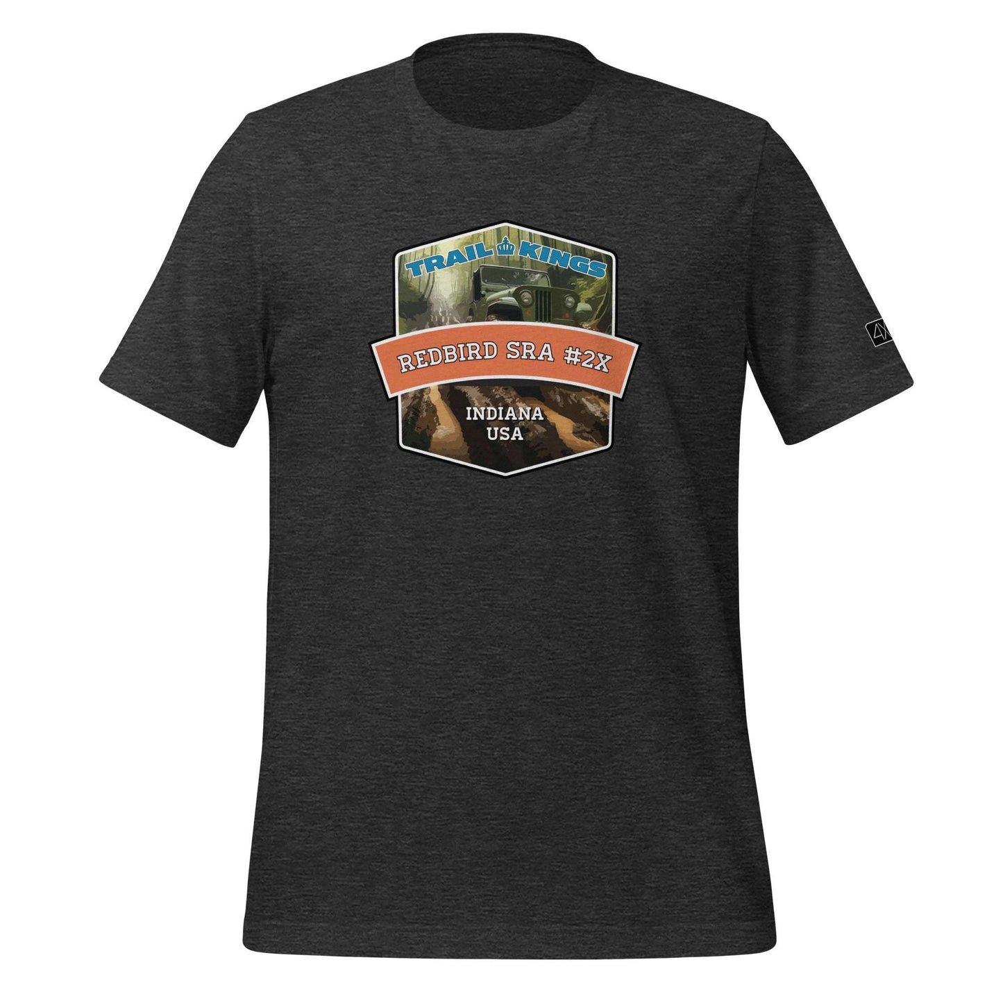 Trail Kings: Redbird SRA #2x - Unisex t-shirt  in  Dark Grey Heather / 3XL  -  4XOD